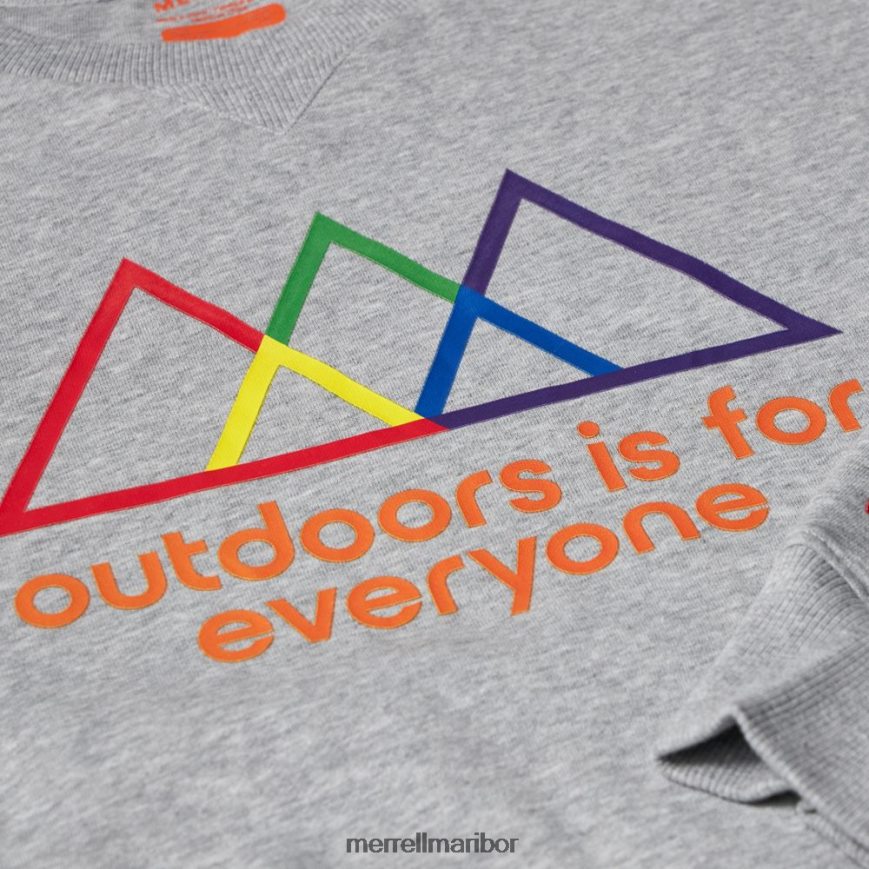 Outdoor je za vsakogar Pulover z okroglim izrezom (jms26875-050) 840442748 heather siva Merrell