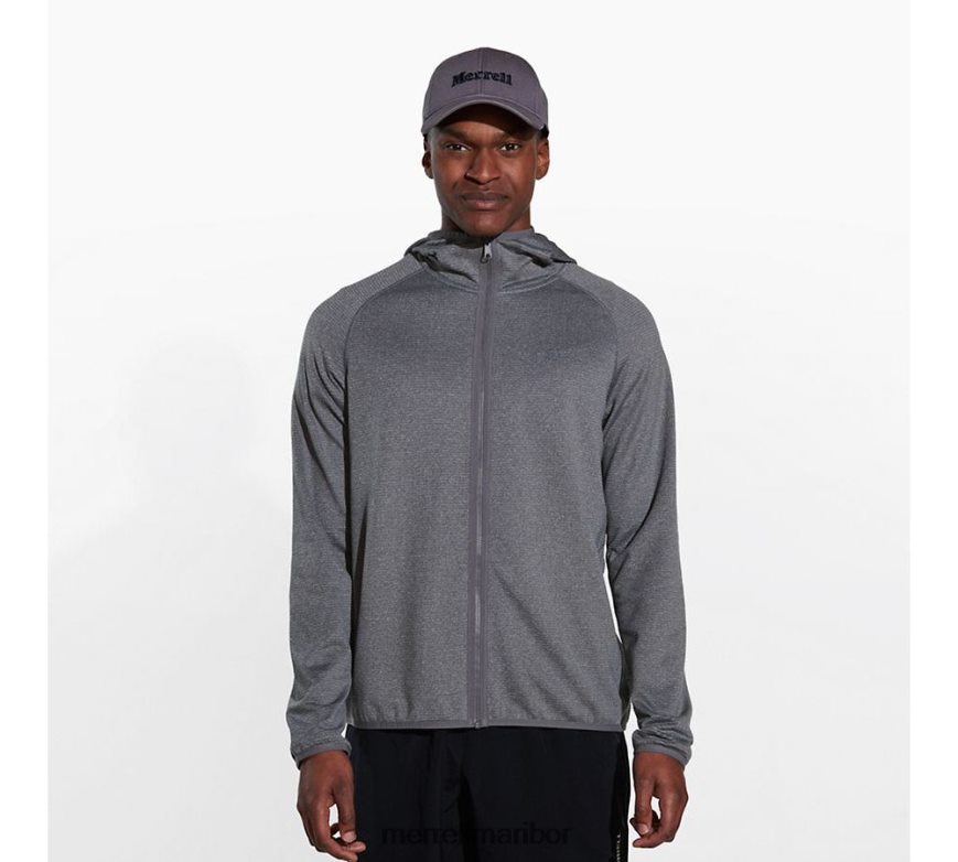 geotex pulover s kapuco s polno zadrgo (jms26325-059) 840442550 rock heather Merrell