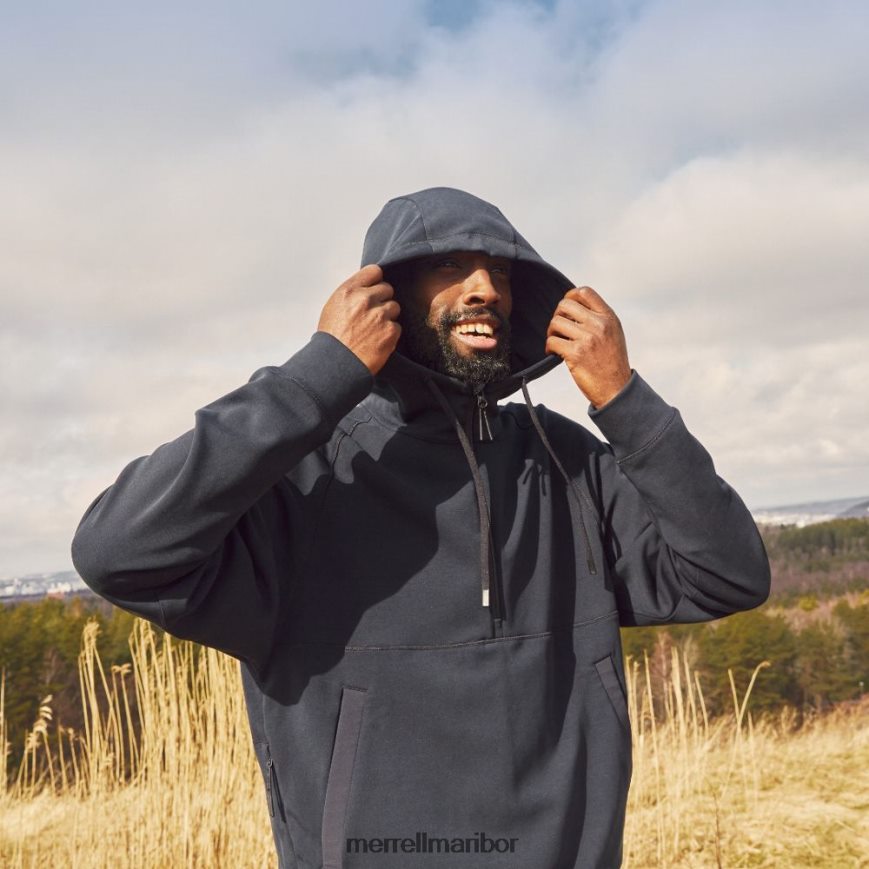 momentum pulover s kapuco (jms26762-010) 840442162 Črna Merrell