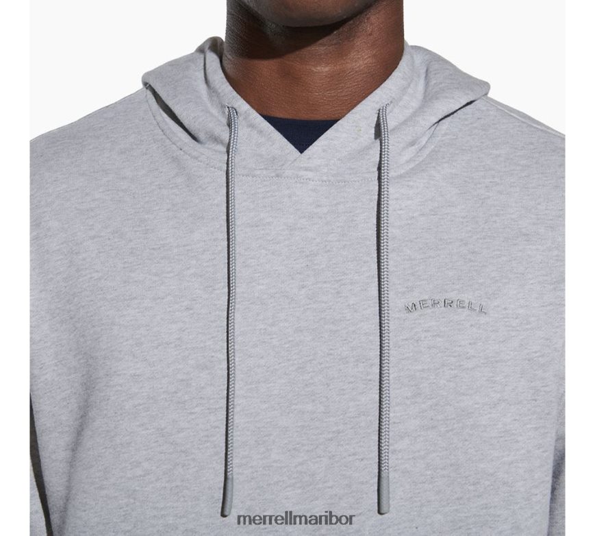 odpadni pulover s kapuco (jms26641-050) 840442557 sivo vresje Merrell