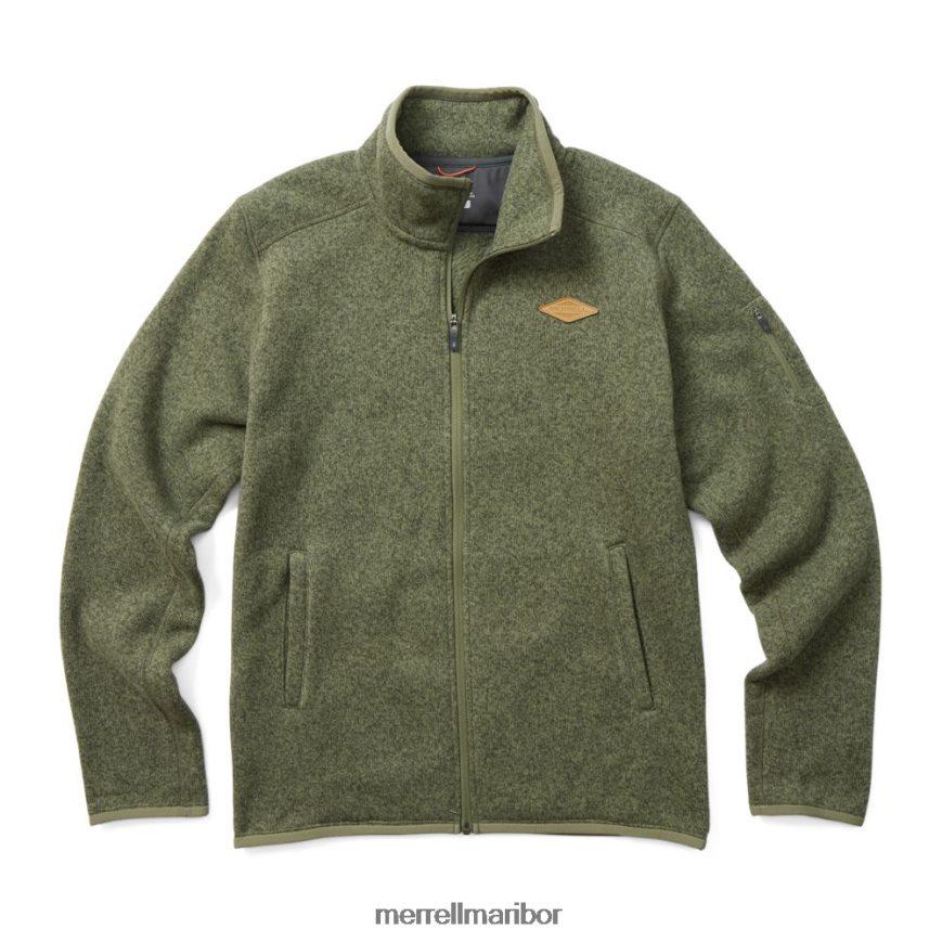 pulover weather full zip (jmf26296-327) 840442429 prašno oljčno resje Merrell