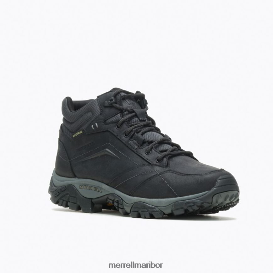 moab adventure mid waterproof wide width (j91815w) 840442327 Črna Merrell