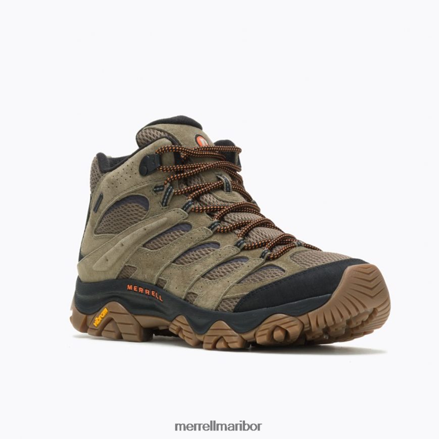 moab 3 mid waterproof (j036549) 840442128 olivno/gumi Merrell