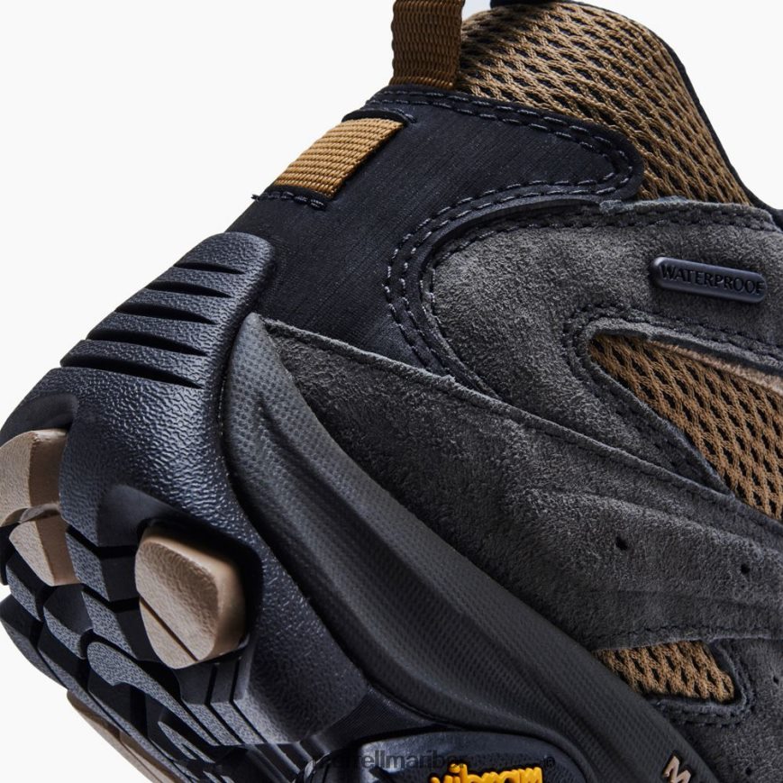 moab 3 mid waterproof wide width (j036269w) 840442217 butternut/beluga Merrell