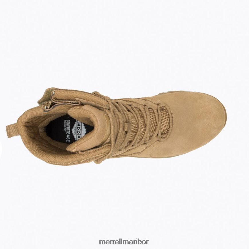 moab 2 8'' škorenj za zaščito prstov z zadrgo (j099371) 840442448 temni kojot Merrell