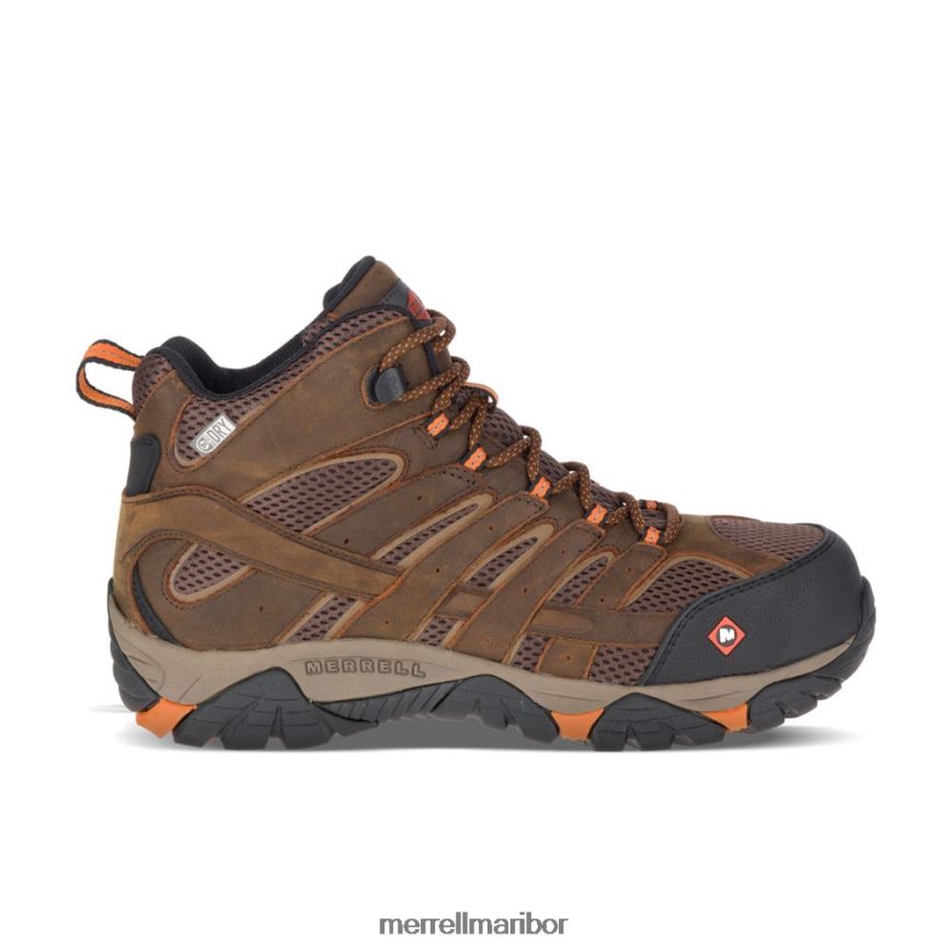 moab vertex mid waterproof comp toe delovni čevelj (j11617) 840442651 glina Merrell