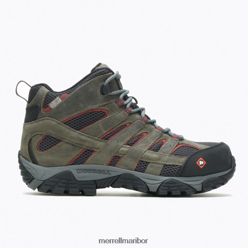 moab vertex mid waterproof comp toe delovni škorenj široke širine (j11515w) 840442620 kositrna Merrell