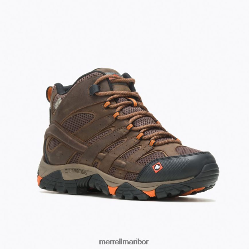 moab vertex mid waterproof sr delovni škorenj široke širine (j31239w) 840442389 glina Merrell