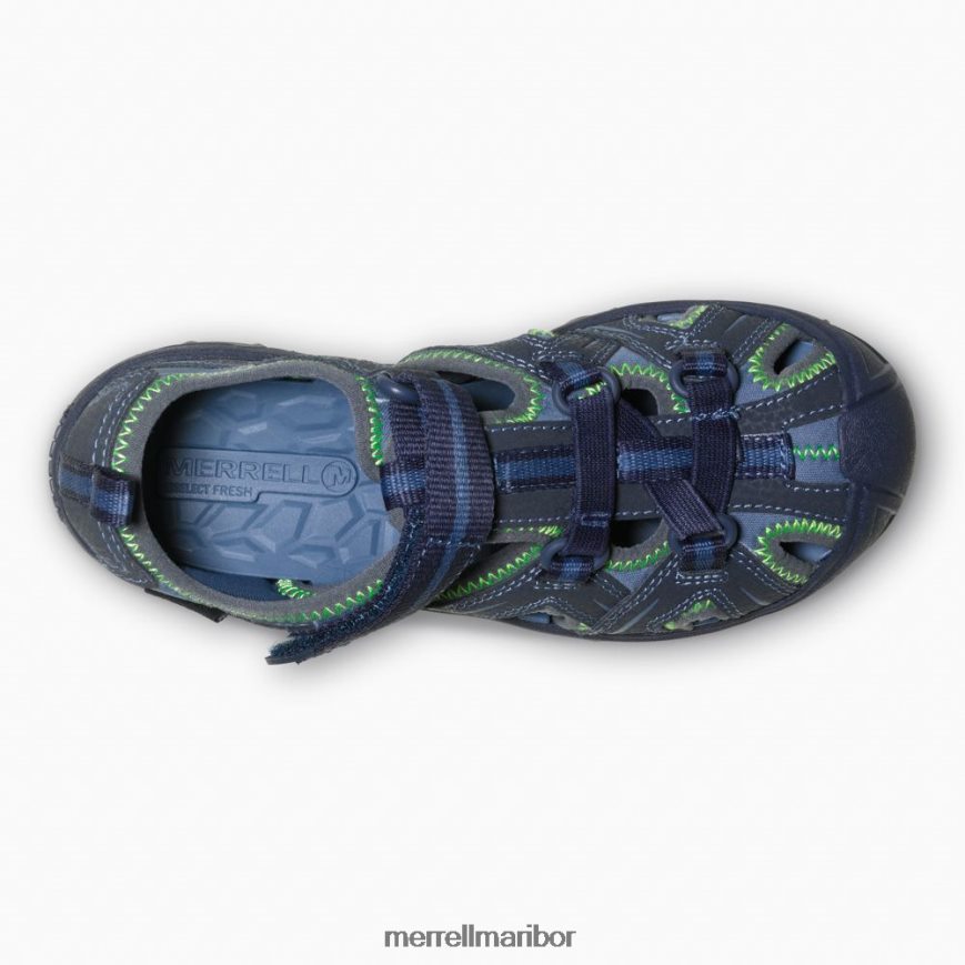 hidro sandal (my53375) 8404421413 mornarsko/zelena Merrell