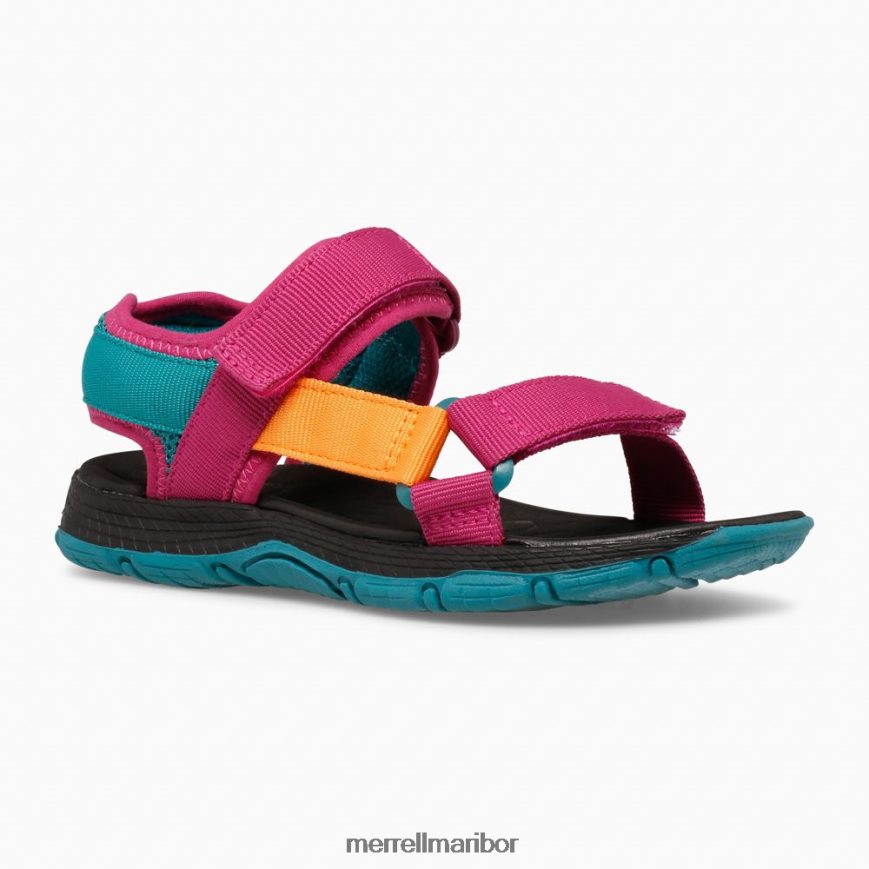 kahuna spletni sandal (mk165675k) 8404421397 berry/multi Merrell