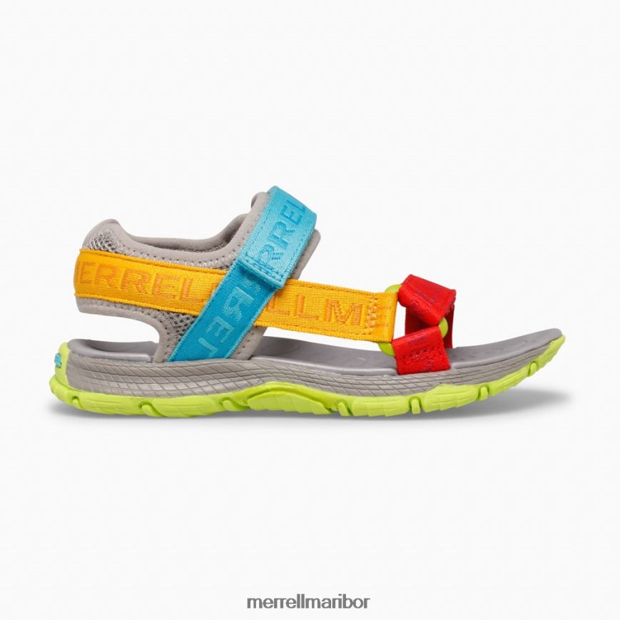 kahuna spletni sandal (mk265674k) 8404421400 siv logotip/multi Merrell