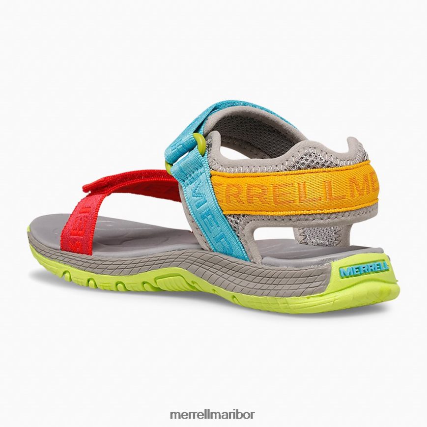 kahuna spletni sandal (mk265674k) 8404421400 siv logotip/multi Merrell