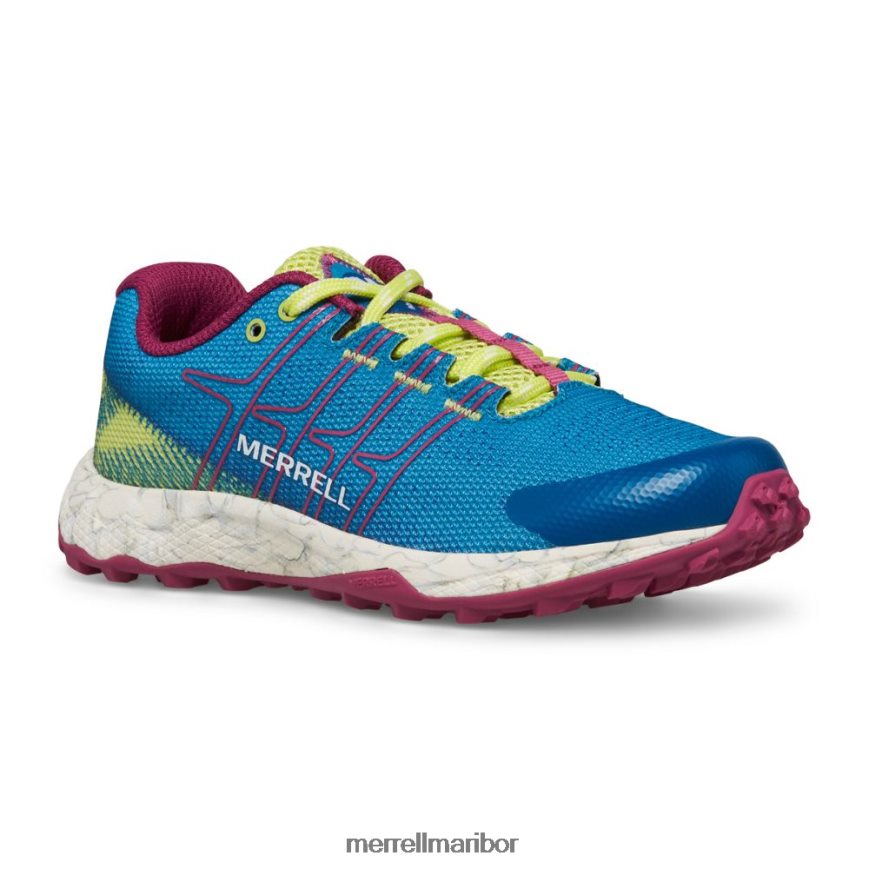 moab low flight low (mk167107) 8404421438 teal/limeta/fuksija Merrell