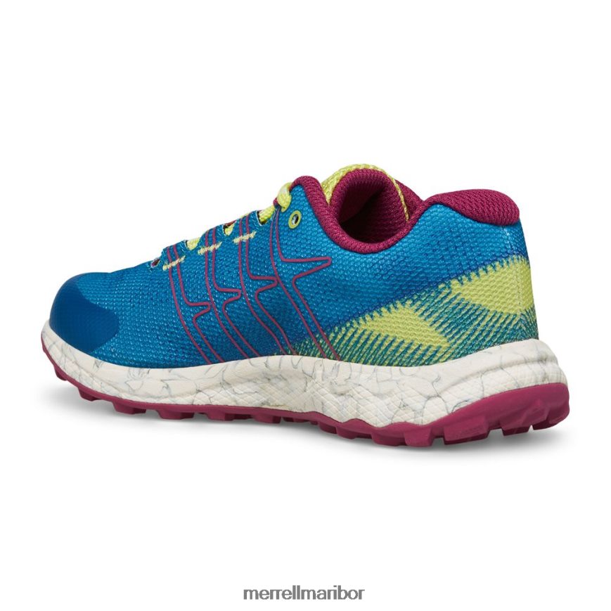 moab low flight low (mk167107) 8404421438 teal/limeta/fuksija Merrell