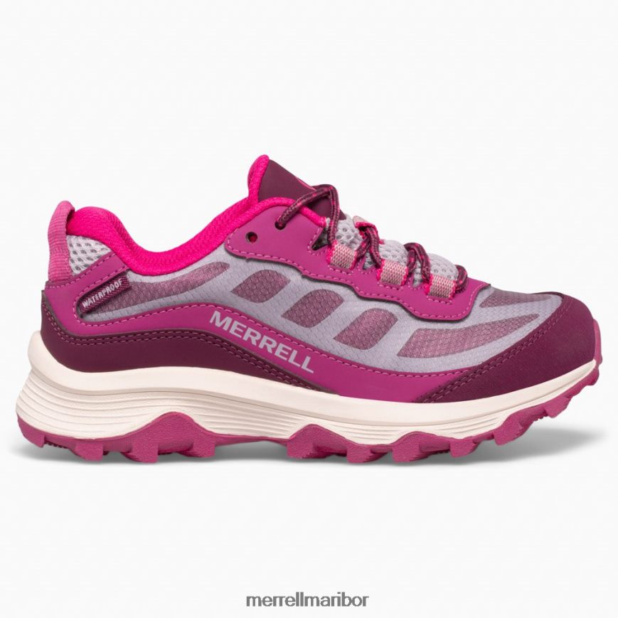 moab speed low waterproof (mk165980) 8404421376 siva/jagodičasta Merrell