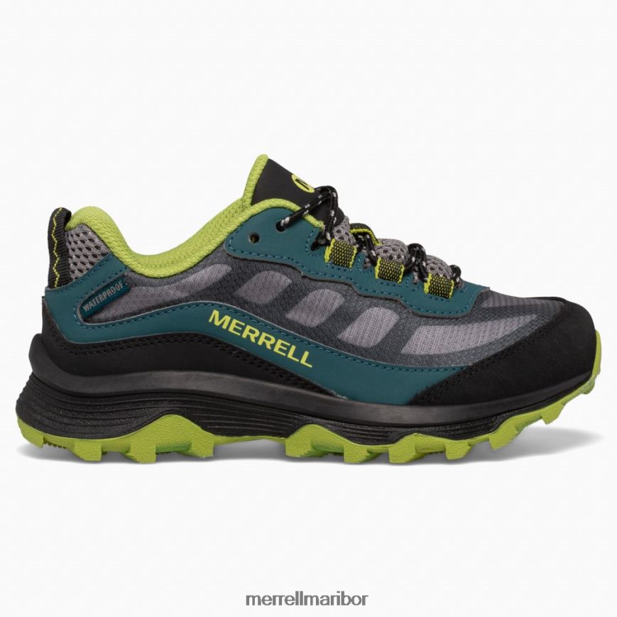 moab speed low waterproof (mk266264) 8404421370 globoko zelena/črna Merrell