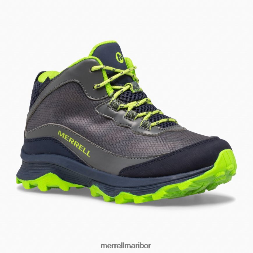 moab speed mid waterproof (mk265212) 8404421383 mornarsko/siva/limeta Merrell