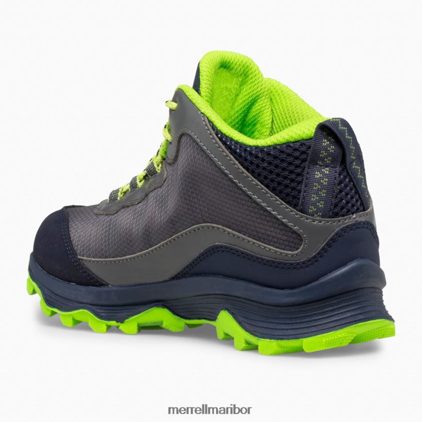 moab speed mid waterproof (mk265212) 8404421383 mornarsko/siva/limeta Merrell