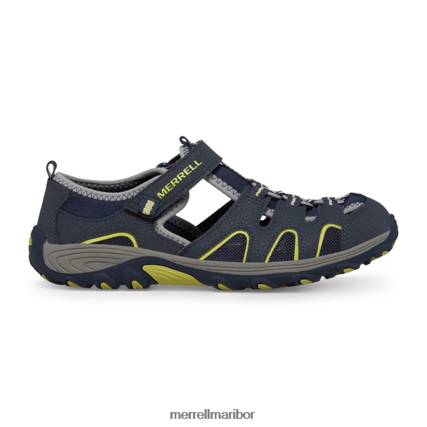 pohodniški sandal hydro h2o (mk262163) 8404421412 mornarica/limeta Merrell