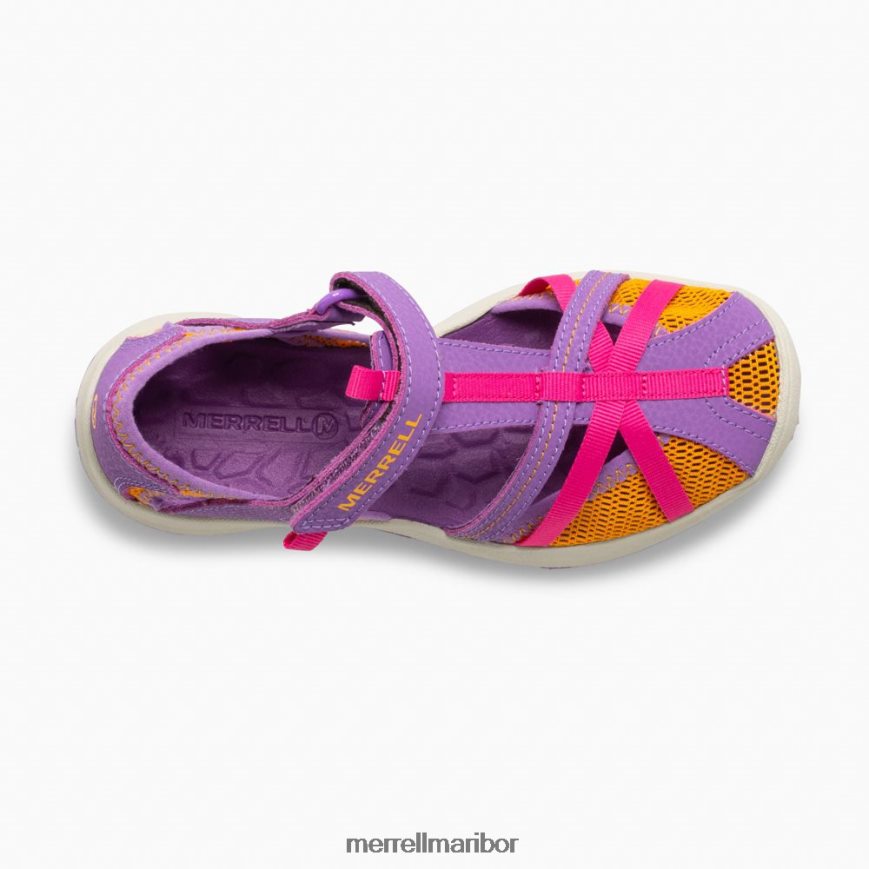 sandal kačji pastir (mk165698k) 8404421415 vijolična/oranžna Merrell