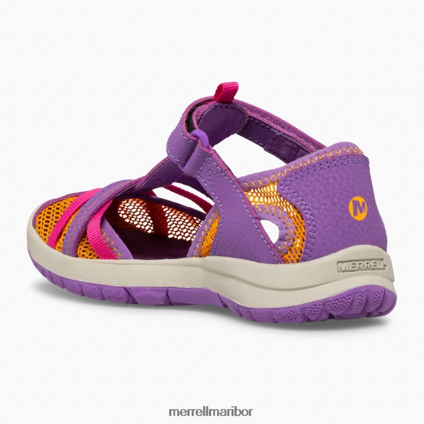 sandal kačji pastir (mk165698k) 8404421415 vijolična/oranžna Merrell