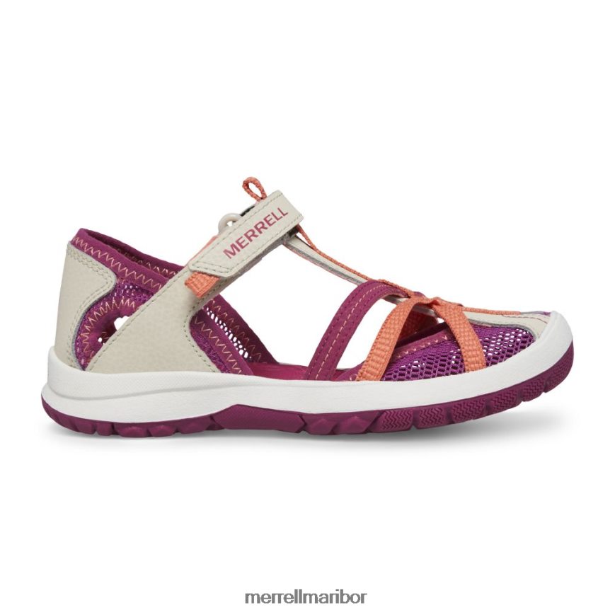 sandal kačji pastir (mk166805k) 8404421414 siva/koralna Merrell
