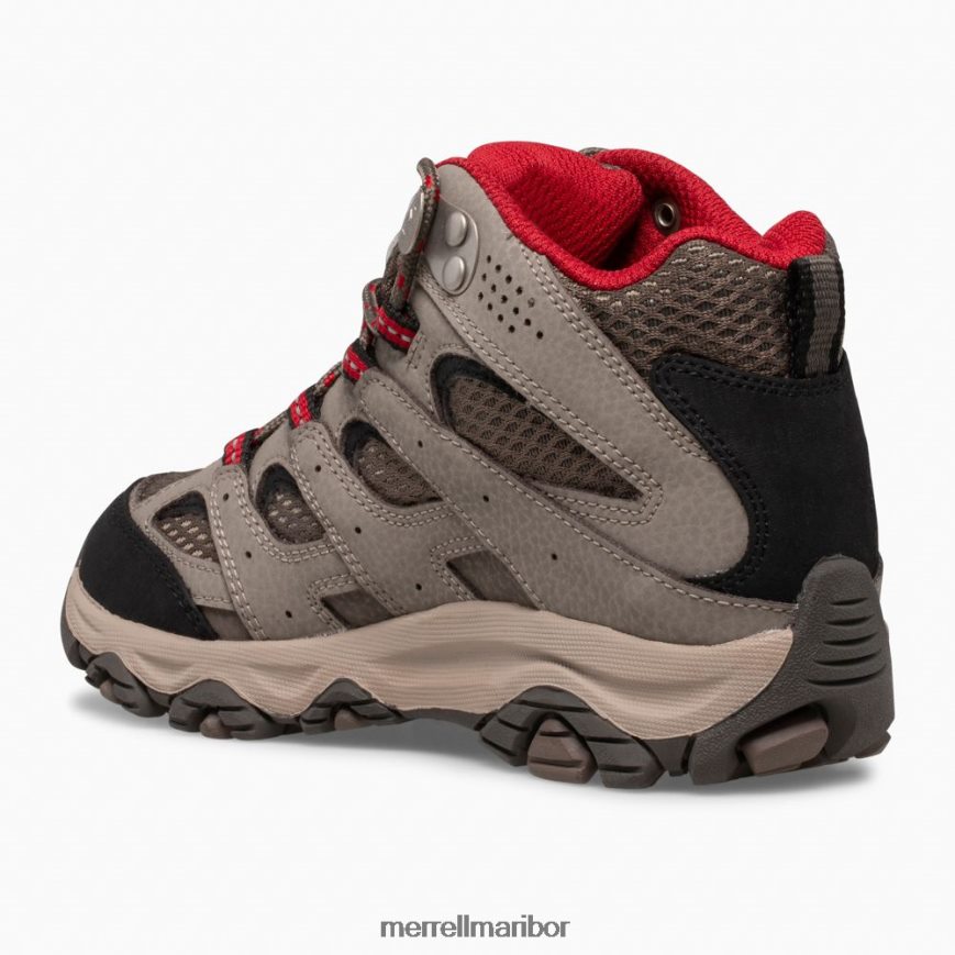 vodoodporen škorenj moab 3 mid (mk265701) 8404421430 balvan/rdeča Merrell