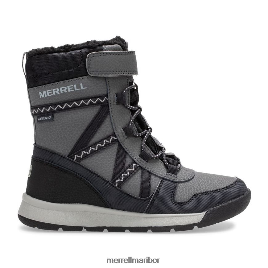 vodoodporen škorenj snow crush 2.0 (mk263125k) 8404421507 črna/siva Merrell