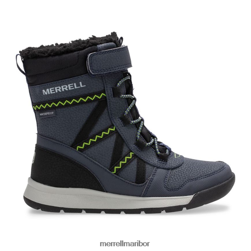 vodoodporen škorenj snow crush 2.0 (mk263127k) 8404421508 mornarica/limeta Merrell