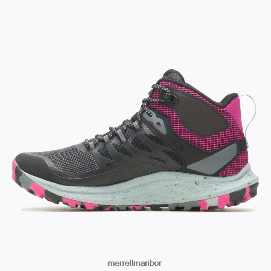 antora 3 mid waterproof (j067582) 8404421084 črna/fuksija Merrell