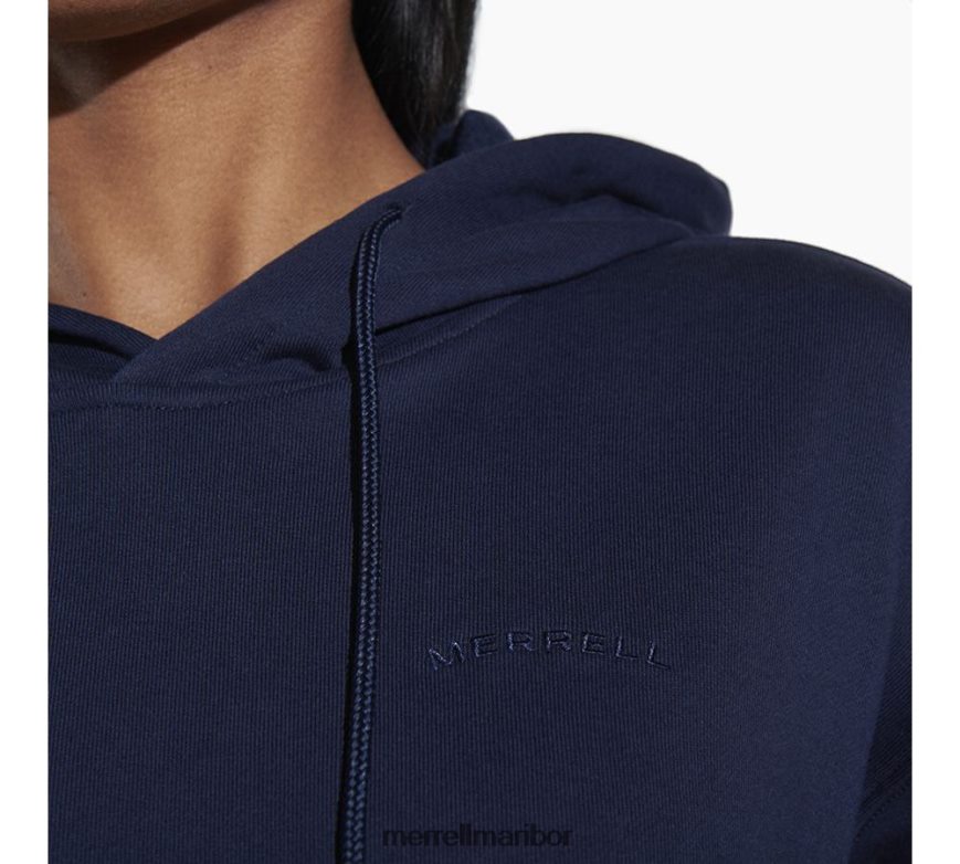 odpadni pulover s kapuco (jws26642-353) 8404421240 mornarica Merrell
