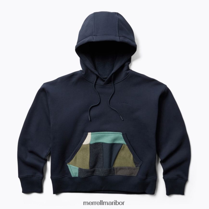 odpadni pulover s kapuco (jws26642-353) 8404421240 mornarica Merrell