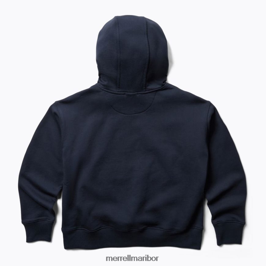 odpadni pulover s kapuco (jws26642-353) 8404421240 mornarica Merrell